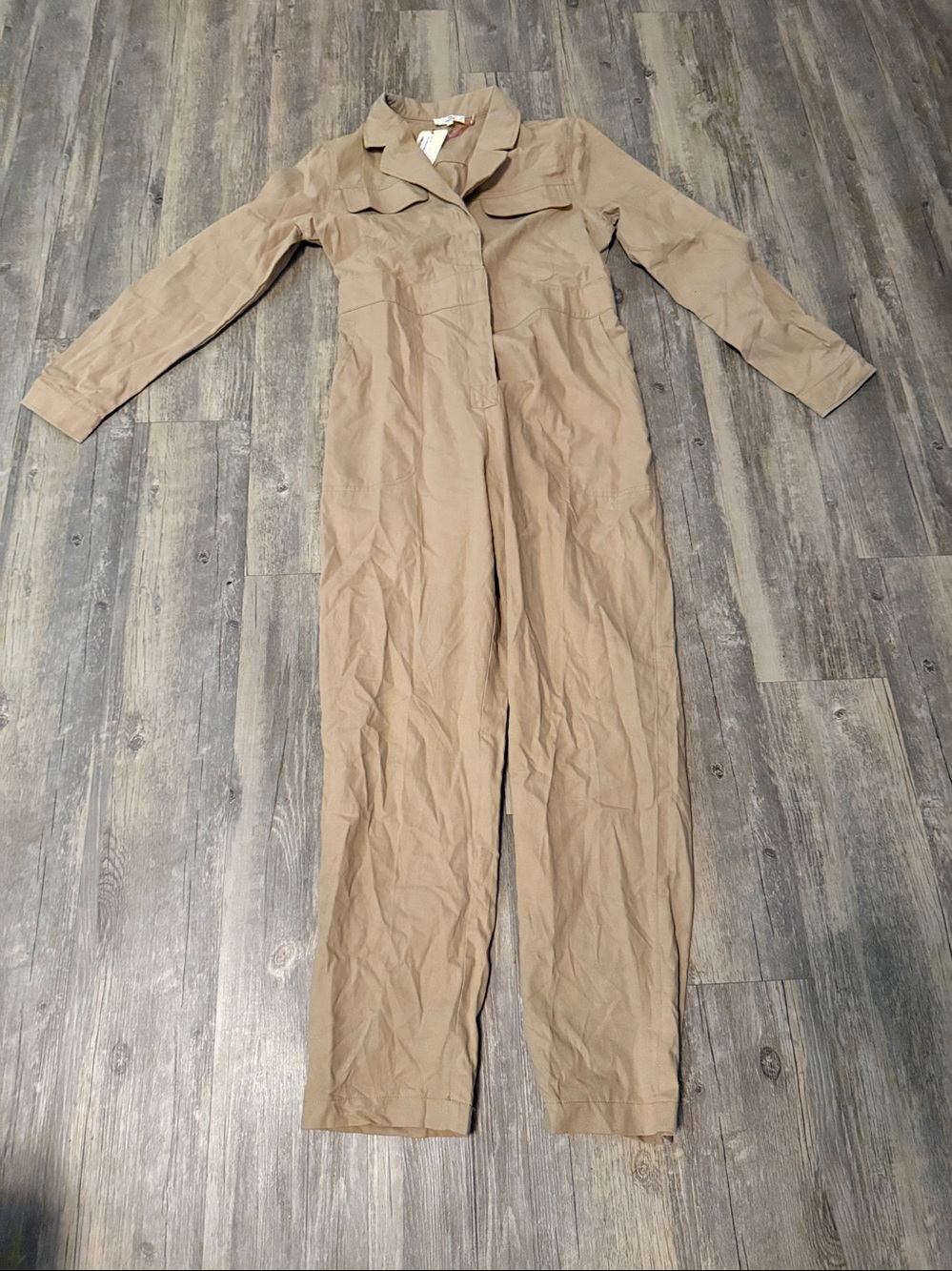 Entro Classic Tan Jumpsuit - Picture 3 of 3